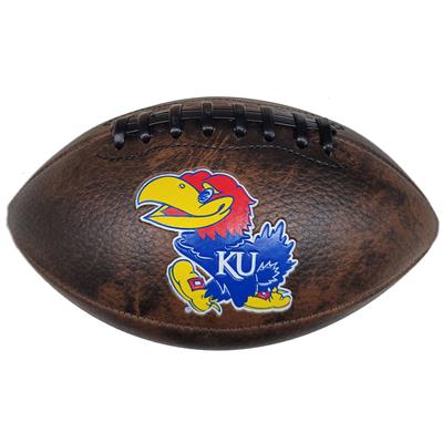 Kansas Jayhawks Vintage Mini Football