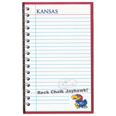 Kansas Jayhawks 5" x 8" Memo Note Pad - 2 Pads