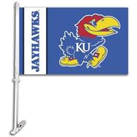 Kansas Jayhawks Car Flag