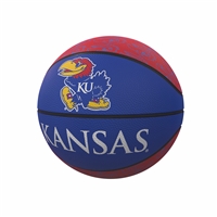 Kansas Jayhawks Mini Rubber Repeating Basketball