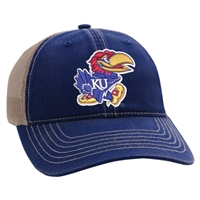 Kansas Jayhawks Ahead Wharf Adjustable Hat