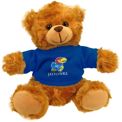 Kansas Jayhawks Stuffed Bear - 11"