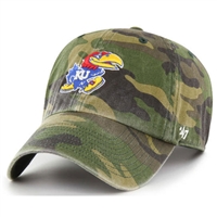Kansas Jayhawks 47 Brand Clean Up Adjustable Hat -
