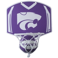 Kansas State Wildcats Mini Basketball And Hoop Set