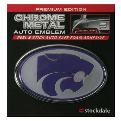 Kansas State Wildcats Oval Auto Emblem