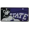Kansas State Wildcats Full Color Mega Inlay License Plate