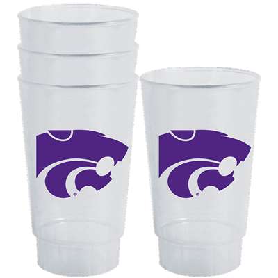 Kansas State Wildcats Plastic Tailgate Cups - Set of 4