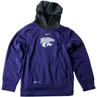 Nike Kansas State Wildcats Youth Performance Pullover Hoodie