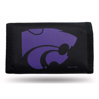 Kansas State Wildcats Nylon Tri-Fold Wallet