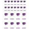 Kansas State Wildcats Small Sticker Sheet - 2 Sheets