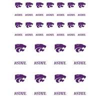 Kansas State Wildcats Small Sticker Sheet - 2 Sheets