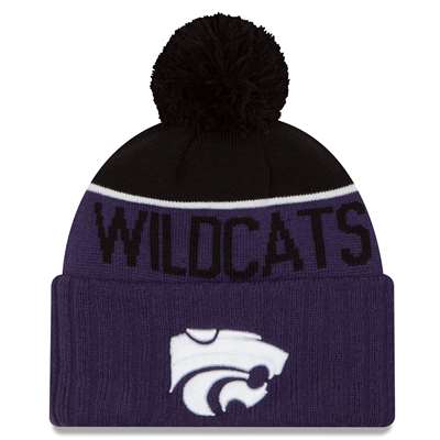 Kansas State Wildcats New Era Sport Knit Pom Beanie
