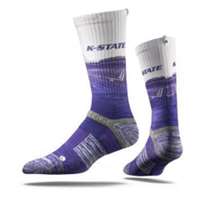 Kansas State Wildcats Strideline Strapped Fit 2.0 Socks - Campus View