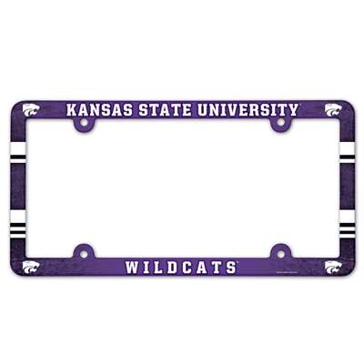 Kansas State Wildcats Plastic License Plate Frame