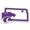 Kansas State Wildcats Home State Decal