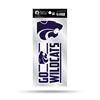 Kansas State Wildcats Double Up Die Cut Decal Set