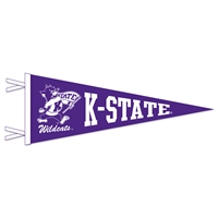 Kansas State Wildcats Wool Felt Pennant - 9" x 24"