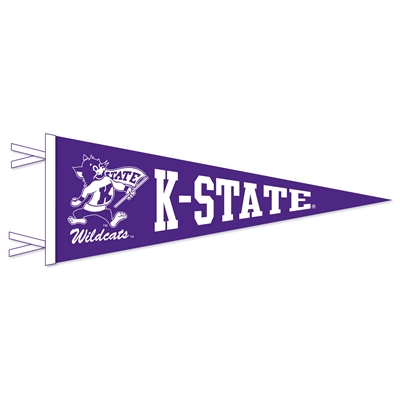 Kansas State Wildcats Wool Felt Pennant - 9" x 24"