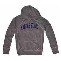 Kansas State Hooded Sweatshirt - Women's Hoody By League - Midnight Heather