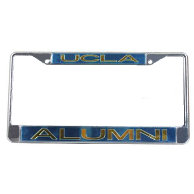 Ucla Bruins Metal Alumni Inlaid Acrylic License Plate Frame - Large Alumni
