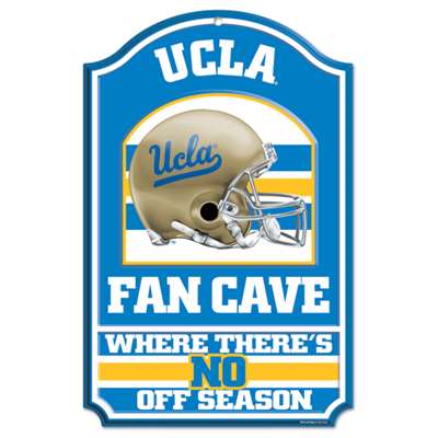 UCLA Bruins Fan Cave Wood Sign