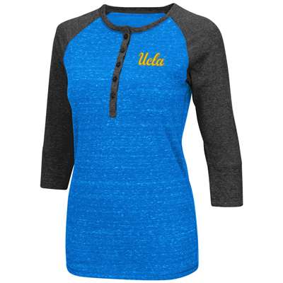 UCLA Bruins Women's Split 3/4 Sleeve Raglan Shirt