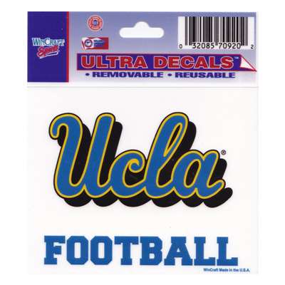 UCLA Bruins Decal 3" X 4" - Football