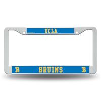 UCLA Bruins White Plastic License Plate Frame