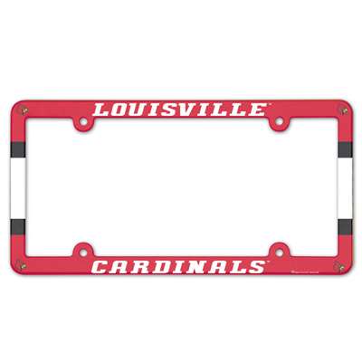 Louisville Cardinals Plastic License Plate Frame