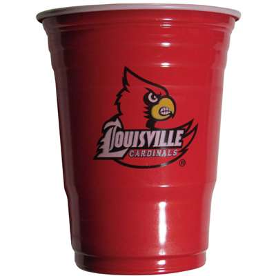 Louisville Cardinals Plastic Game Day Cup - 18 Count