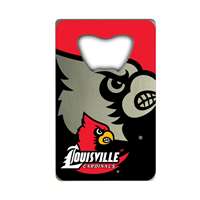 Louisville Cardinals Steel Credit Card Bottle Opener