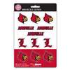Louisville Cardinals Mini Decals - 12 Pack