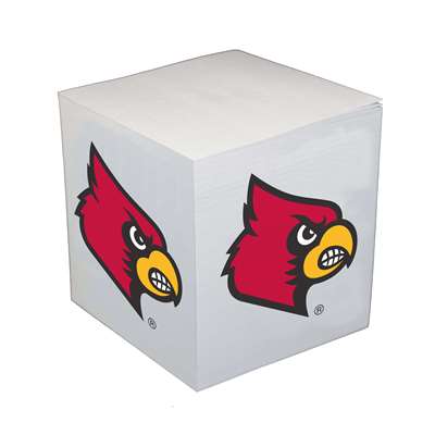 Louisville Cardinals Sticky Note Memo Cube - 550 Sheets