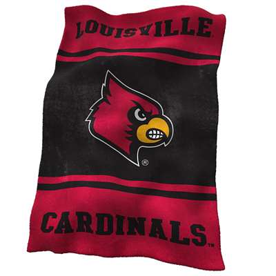 Louisville Cardinals Ultra Soft Plush Blanket