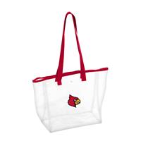 Louisville Cardinals Clear Stadium Tote Bag