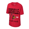 Louisville Cardinals Womens Colosseum Ever Oversiz