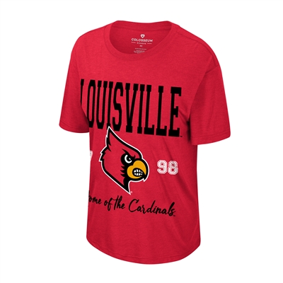 Louisville Cardinals Womens Colosseum Ever Oversiz