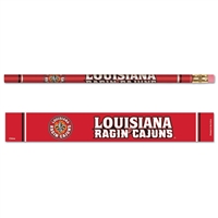 Louisiana Lafayette Ragin Cajuns Pencil - 6-pack