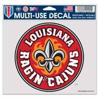 Louisiana Lafayette Ragin Cajuns Ultra Decal 4.5" x 6"