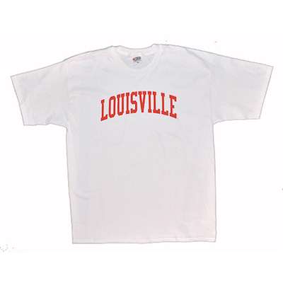 Louisville T-shirt - Arch Print, White