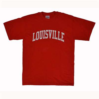 Louisville T-shirt - Big And Bold Print, Red