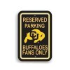 Colorado Buffaloes Plastic Parking Sign