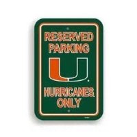 Miami Plastic Parking Sign