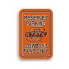 Oklahoma State Plastic Parking Sign