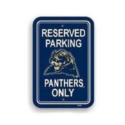 Pittsburgh Panthers Plastic Parking Sign