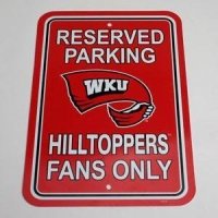 Western Kentucky Plastic Parking Sign