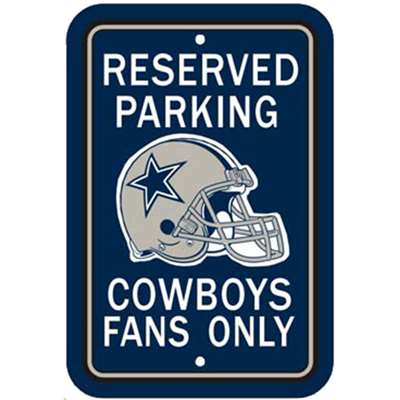 Dallas Cowboys Plastic Parking Sign
