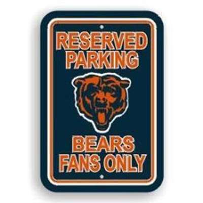 Chicago Bears Fan Parking Sign