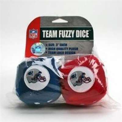 New England Patriots Fuzzy Dice