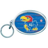 Kansas Jayhawks Acrylic Key Ring